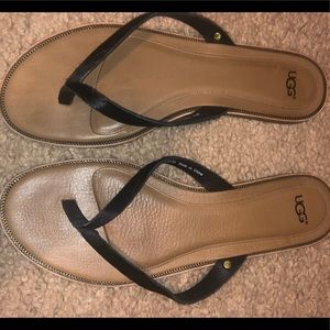 Ugg flip flops leather-beautiful  quality